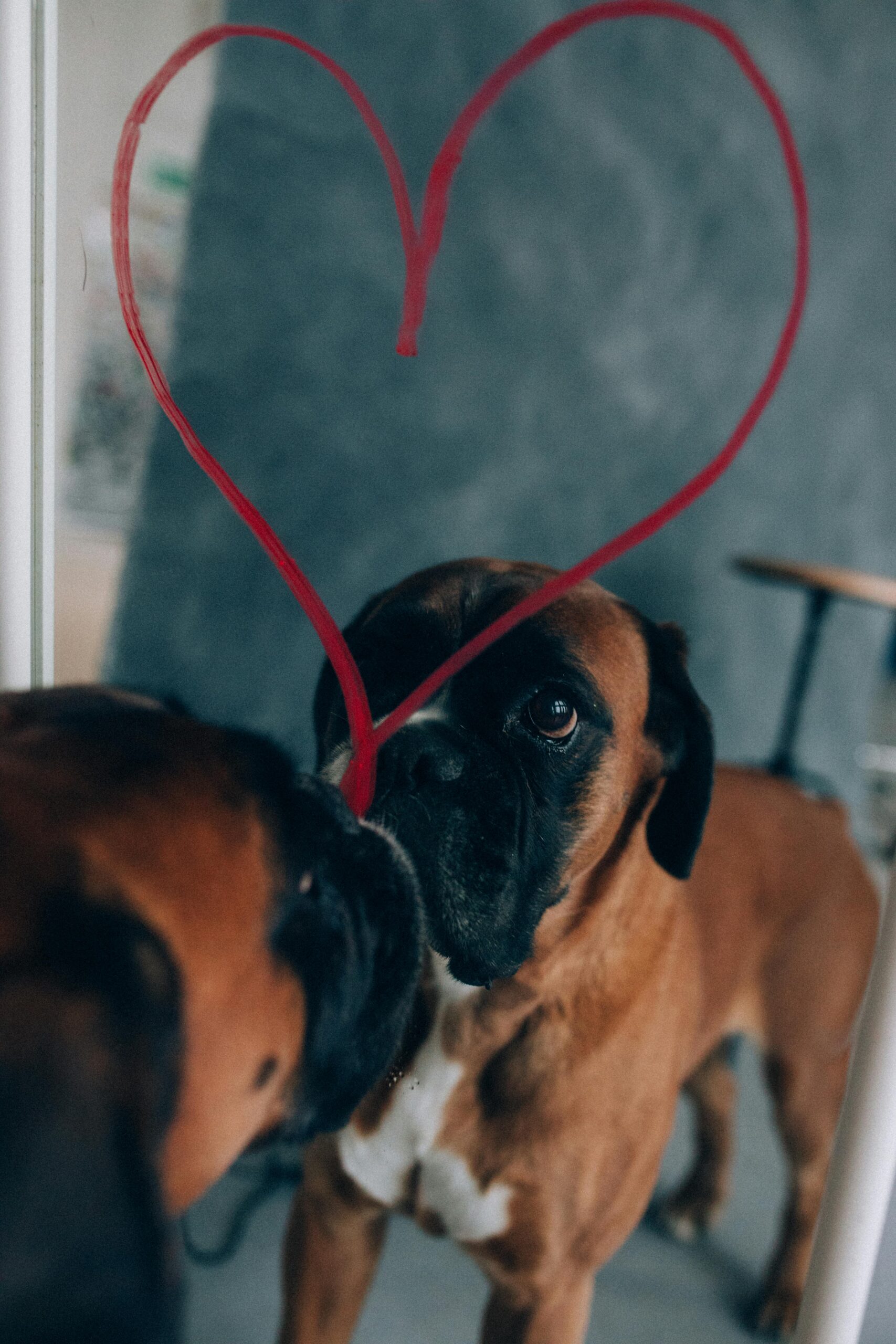 Alt Text: A happy, healthy dog eating a balanced meal with fresh ingredients like lean protein, vegetables, and omega-rich foods to support heart health and prevent disease.